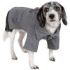 Military Static Rivited Fashion Collared Wool Pet Coat