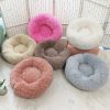 Soft Dog Bed Cat Beds Cat Sleeping Plush Mat Cushion Kitten Nest Sofa Kennel For Puppy Colorful Fluffy Warm Comfortable Pet Bed