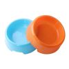 1Pc High Quality Solid Color Pet Bowls Candy-Colored Lightweight Plastic Single Bowl Small Dog Cat Pet Bowl Pet Feeding Supplies