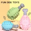 Dog Chew Toys Indestructible Dog Toys Chewers Durable Squeaky Teeth Grinder For Aggressive Chewers Chicken Leg Nylon Dog Toy Training Interactive And